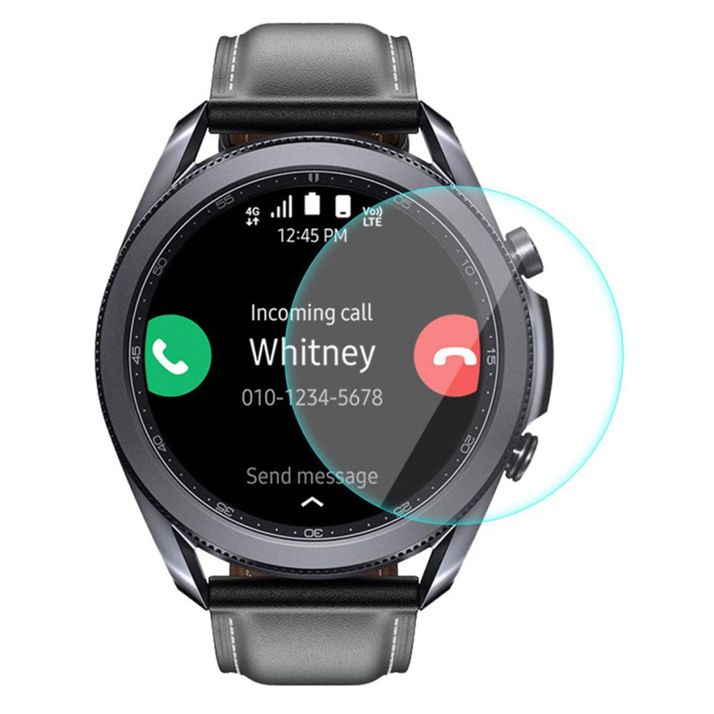 Samsung Galaxy Watch 3 (45mm) Hรฆrdet Glas Skรฆrmbeskytter - Gennemsigtig#serie_447