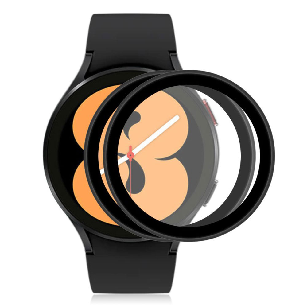 2stk Samsung Galaxy Watch 4 (44mm) Hรฆrdet Glas Skรฆrmbeskytter - Gennemsigtig#serie_571