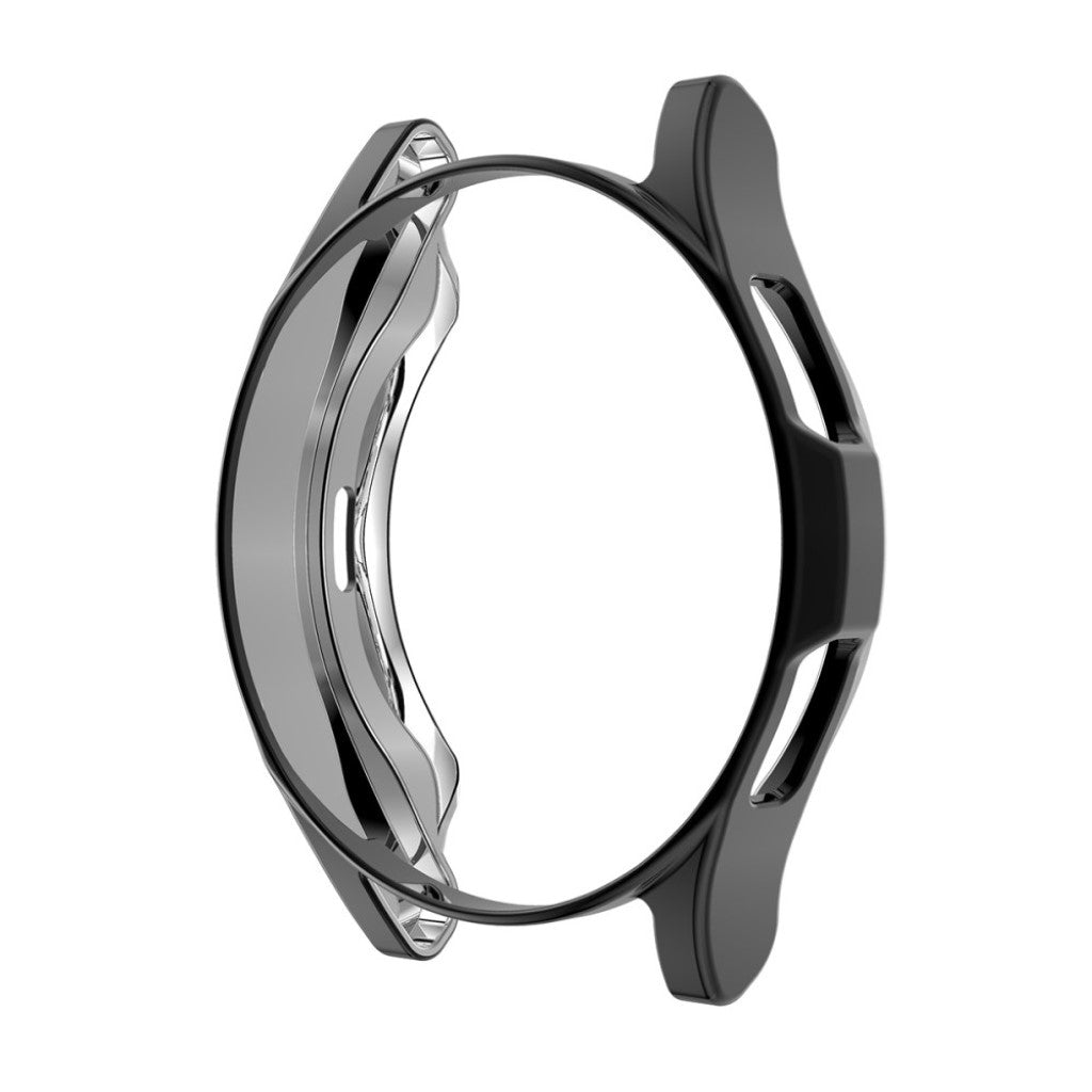 Beskyttende Samsung Galaxy Watch 4 Classic (46mm) Cover med Skærmbeskytter i Silikone og Hærdet Glas - Gennemsigtig#serie_2