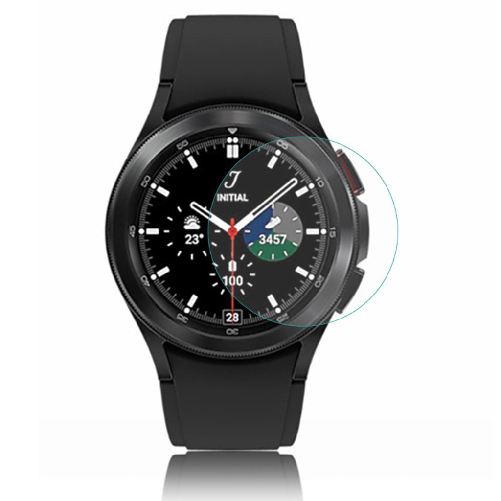 Samsung Galaxy Watch 4 Classic (46mm) Plastik Skรฆrmbeskytter - Gennemsigtig#serie_583