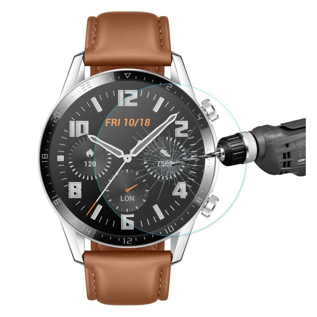 Huawei Watch GT 2 46mm Hรฆrdet Glas Skรฆrmbeskytter - Gennemsigtig#serie_225