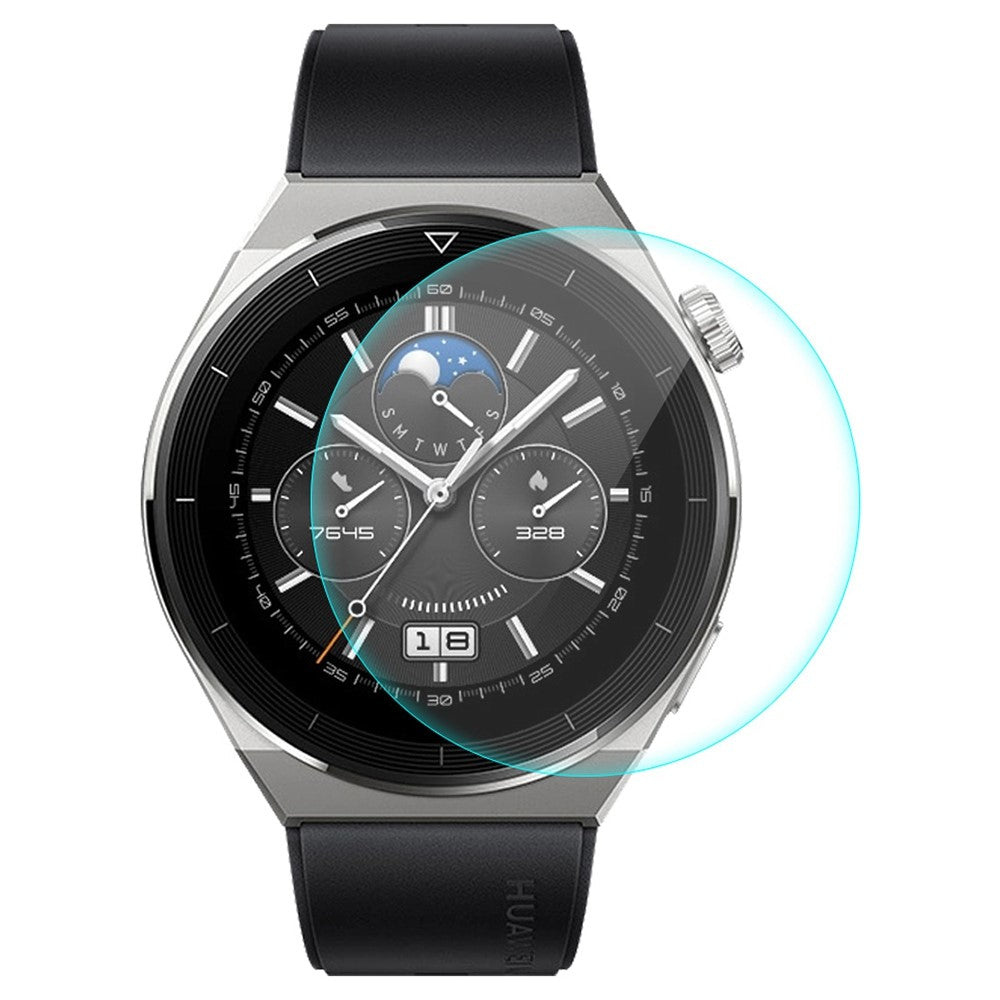 Huawei Watch GT 3 Pro 46mm Hรฆrdet Glas  9H Skรฆrmbeskytter - Gennemsigtig#serie_365