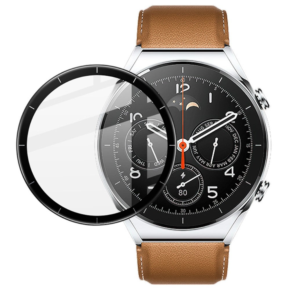 Xiaomi Watch S1 Plastik Skรฆrmbeskytter - Gennemsigtig#serie_142
