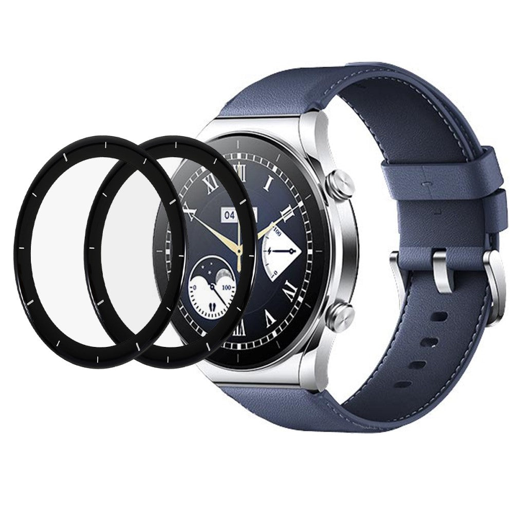 2stk Xiaomi Watch S1 Plastik  HD Skรฆrmbeskytter - Gennemsigtig#serie_346