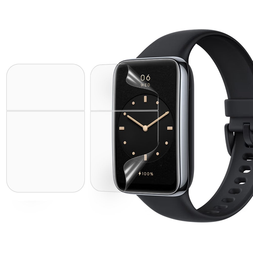 2stk Xiaomi Mi Band 7 Pro Plastik  HD Skรฆrmbeskytter - Gennemsigtig#serie_326