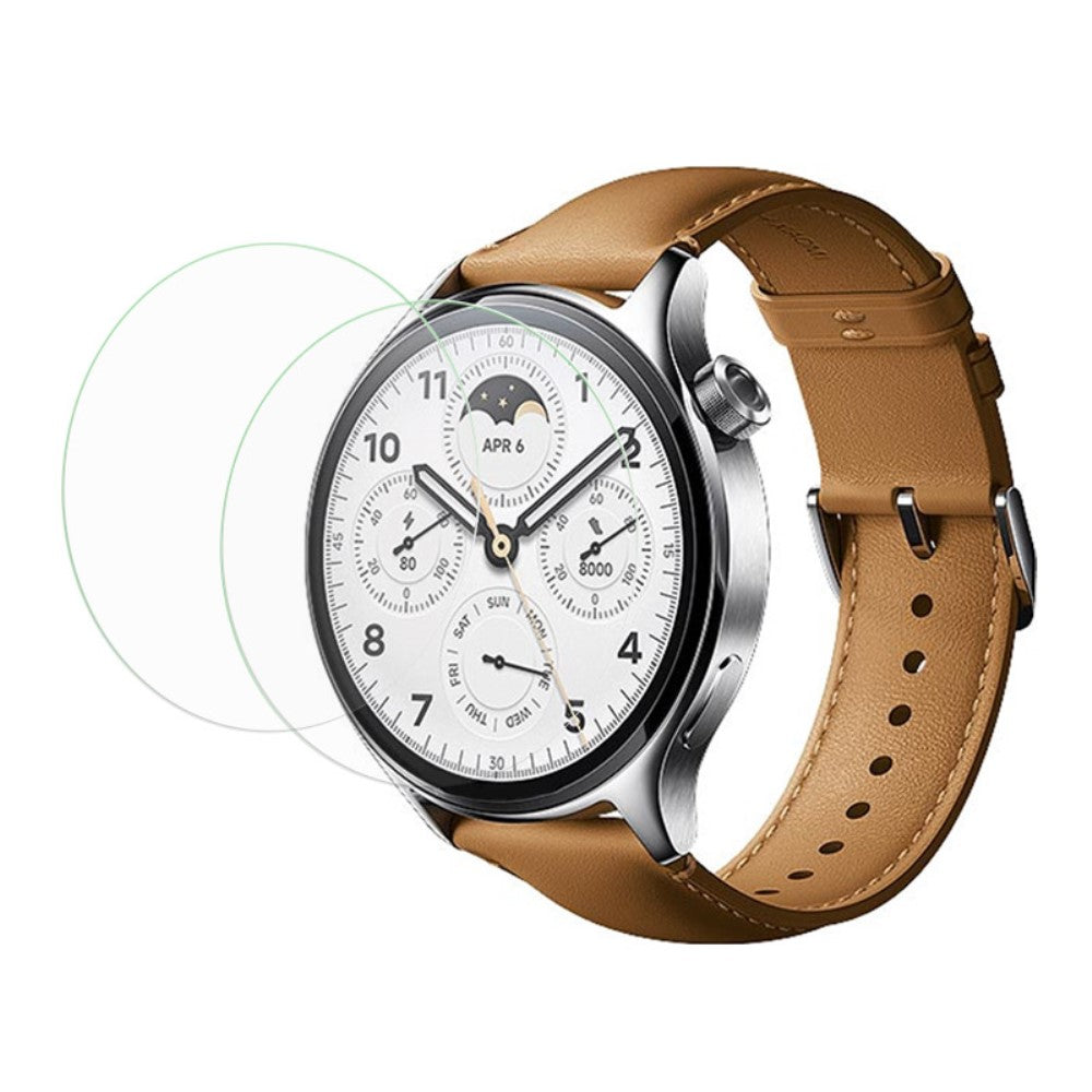 2stk Xiaomi Watch S1 Pro Hรฆrdet Glas  HD Skรฆrmbeskytter - Gennemsigtig#serie_343