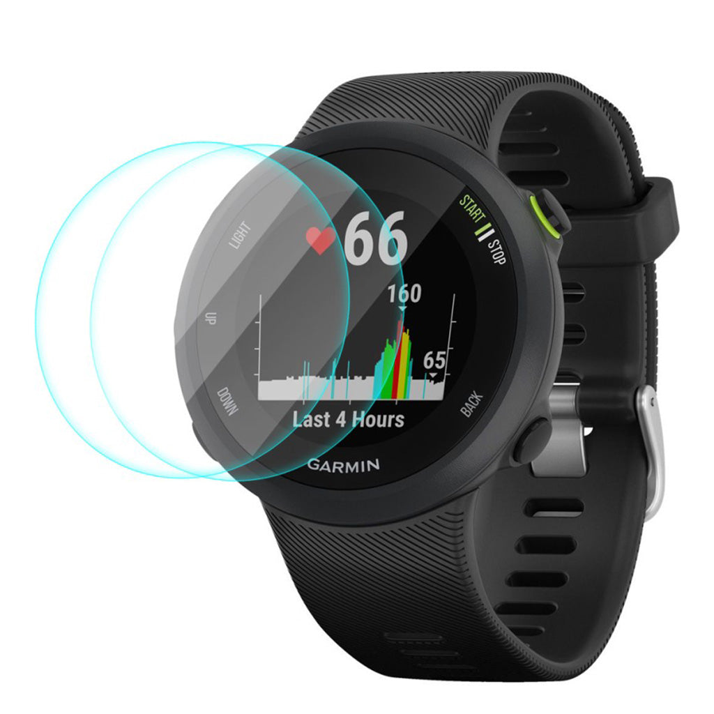 2stk Garmin Forerunner 45 / Garmin Forerunner 45S Hรฆrdet Glas  9H Skรฆrmbeskytter - Gennemsigtig#serie_012