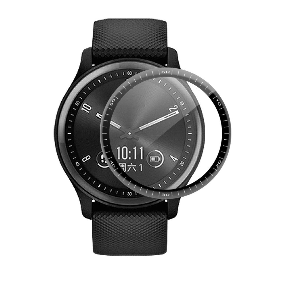 Garmin Vivomove Sport Plastik  3D Kurvet Skรฆrmbeskytter - Gennemsigtig#serie_194