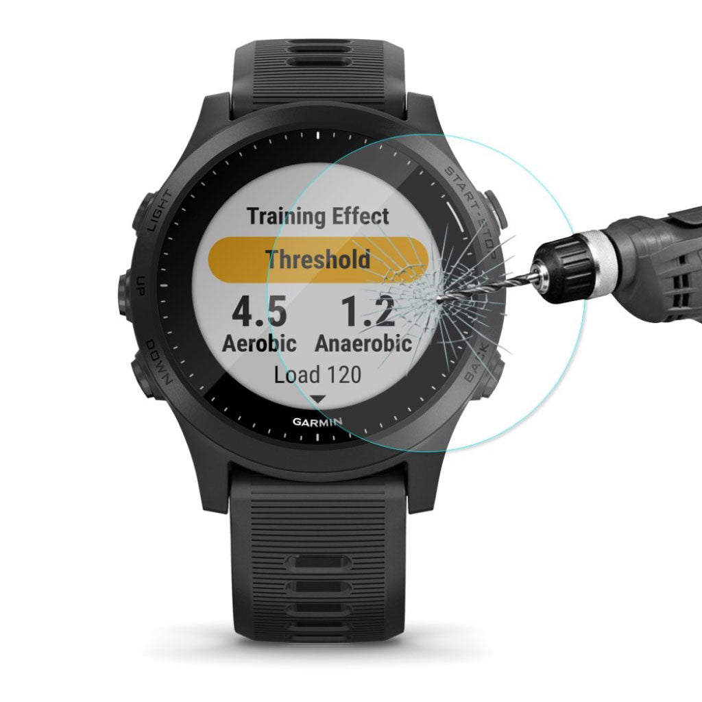 Garmin Forerunner 945 Hรฆrdet Glas  9H Skรฆrmbeskytter - Gennemsigtig#serie_050