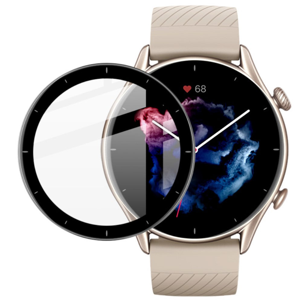 Amazfit GTR 3 Plastik  HD Skรฆrmbeskytter - Gennemsigtig#serie_2