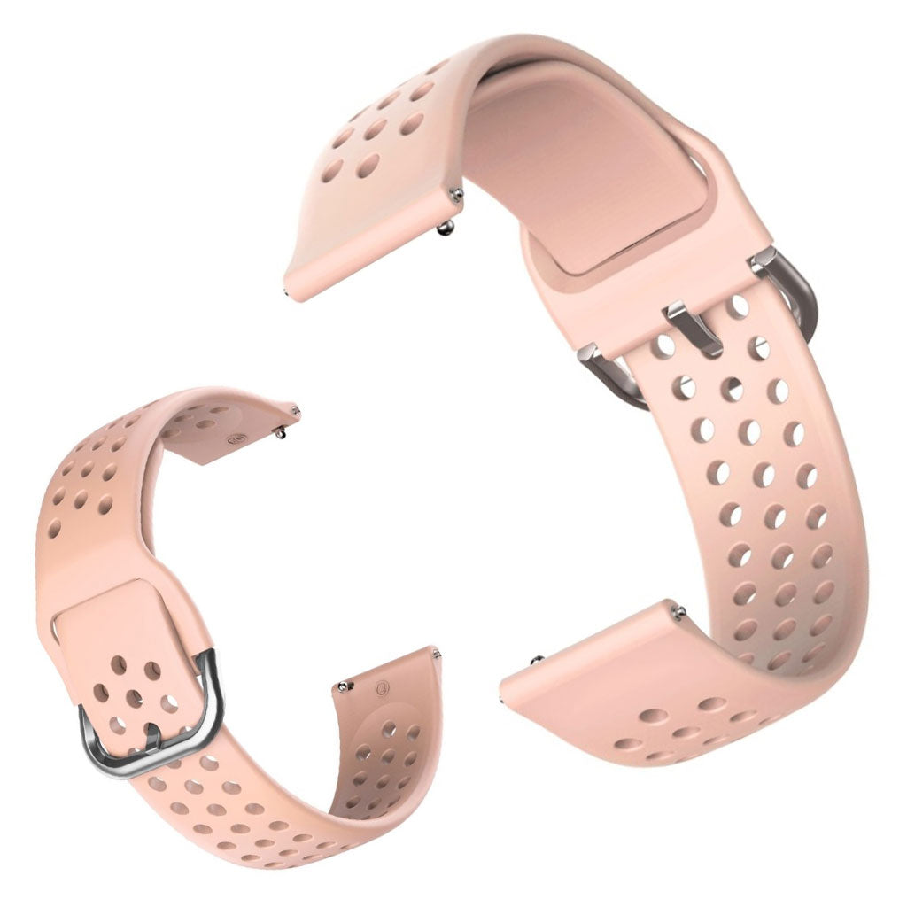 Silicone Watchband for Amazfit Youth and Huawei Watch GT 2 42mm - Light Pink#serie_6