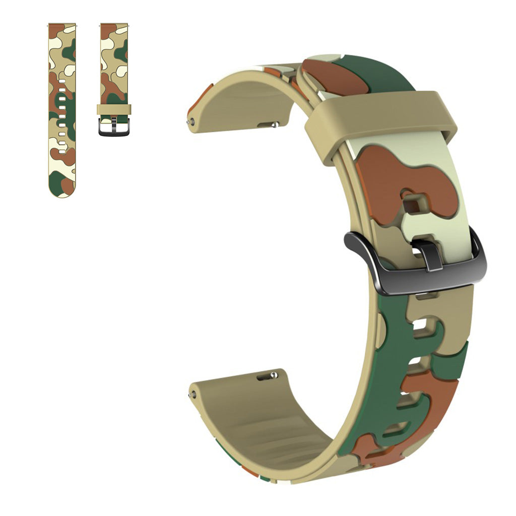 Camouflage theme watch band for your Huawei and Amazfit watch - Khaki#serie_3