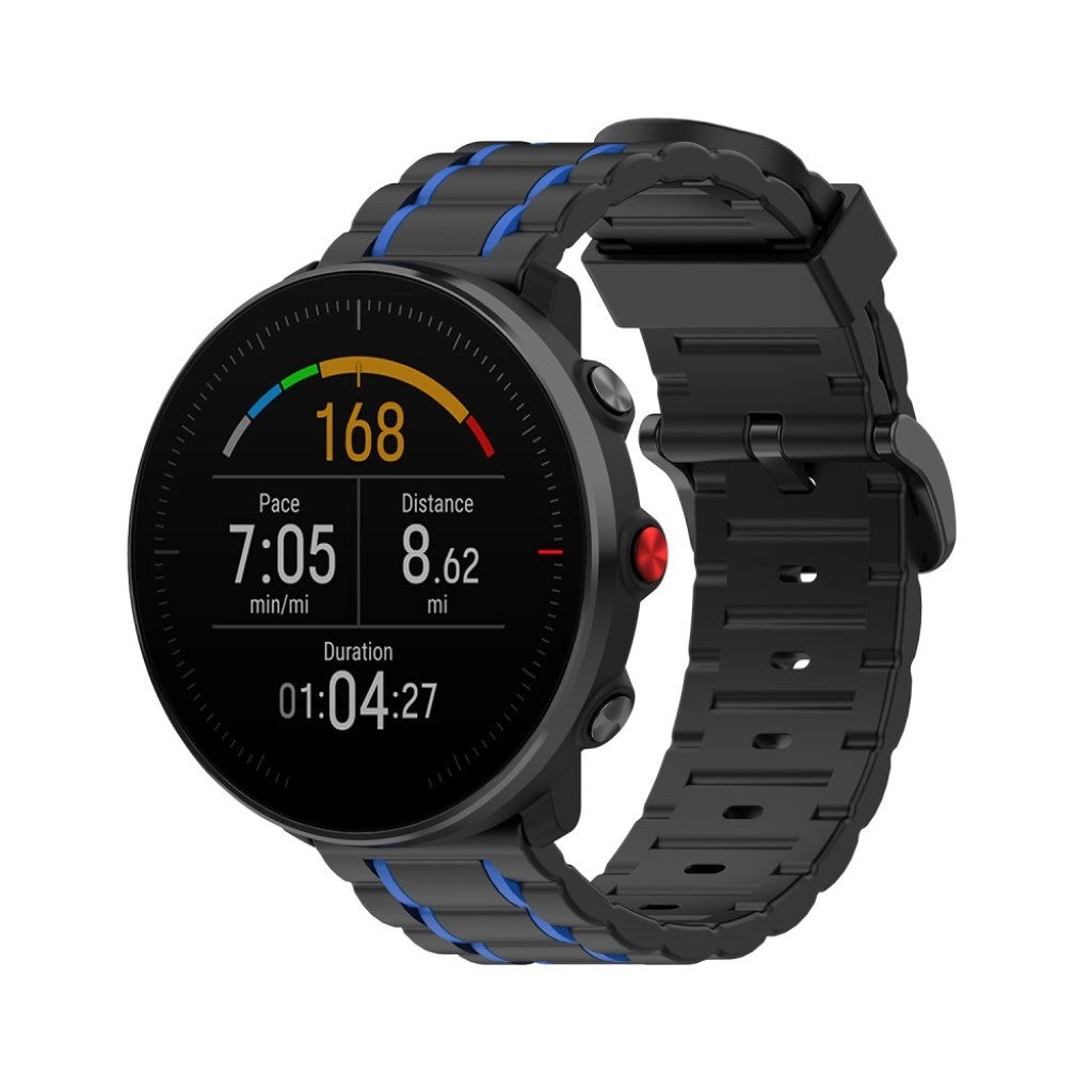 Glimrende Universal Silikone Rem - Blå#serie_4