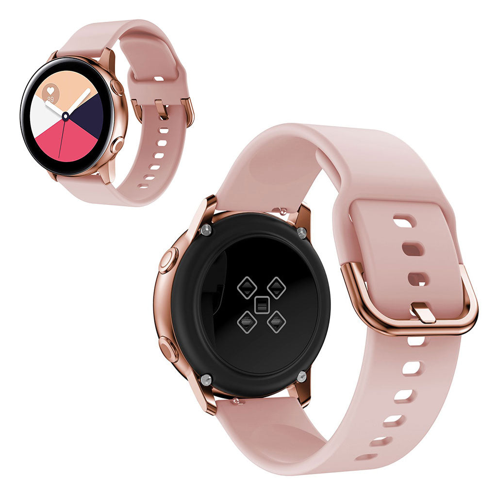 20mm Universal silicone watch band - Pink#serie_3