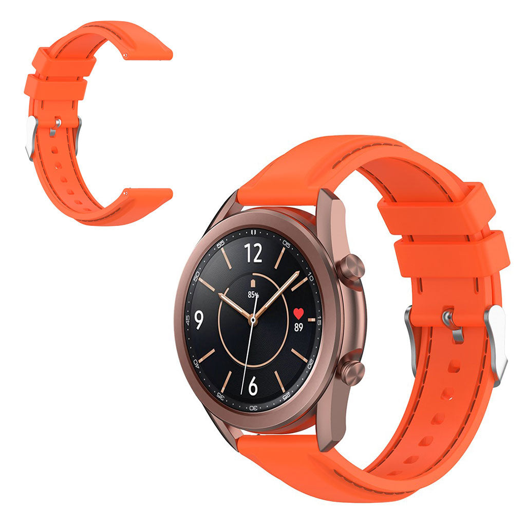 20mm Universal unique silicone watch band - Orange#serie_2
