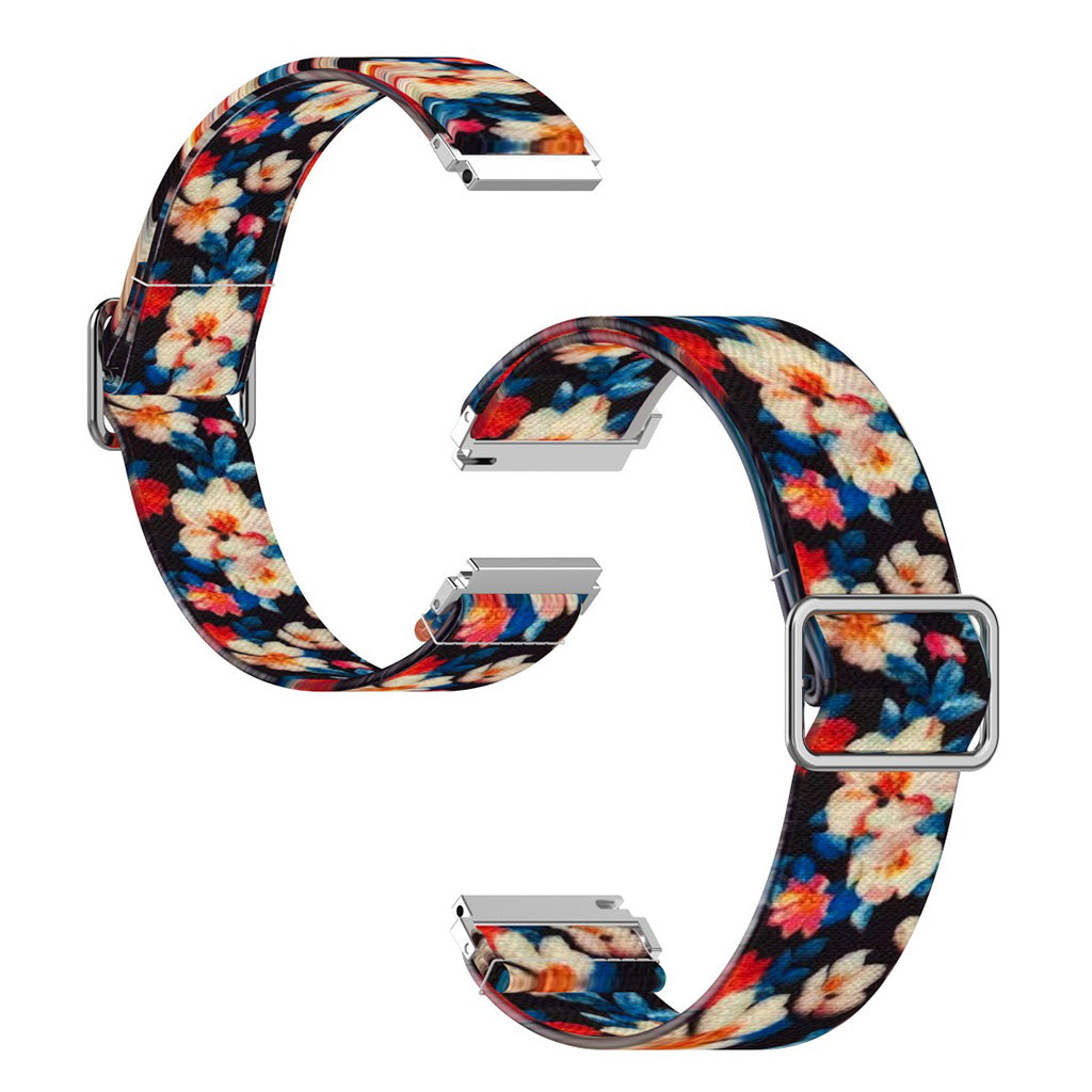 22mm Universal cool pattern watch band - Elegant Flower Patterns#serie_4