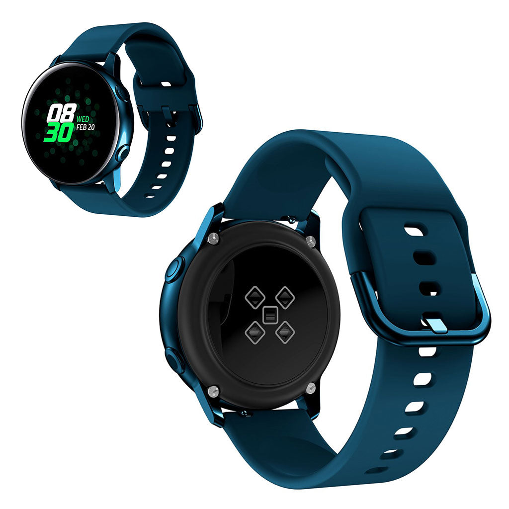 20mm Universal silicone watch band - Green#serie_9