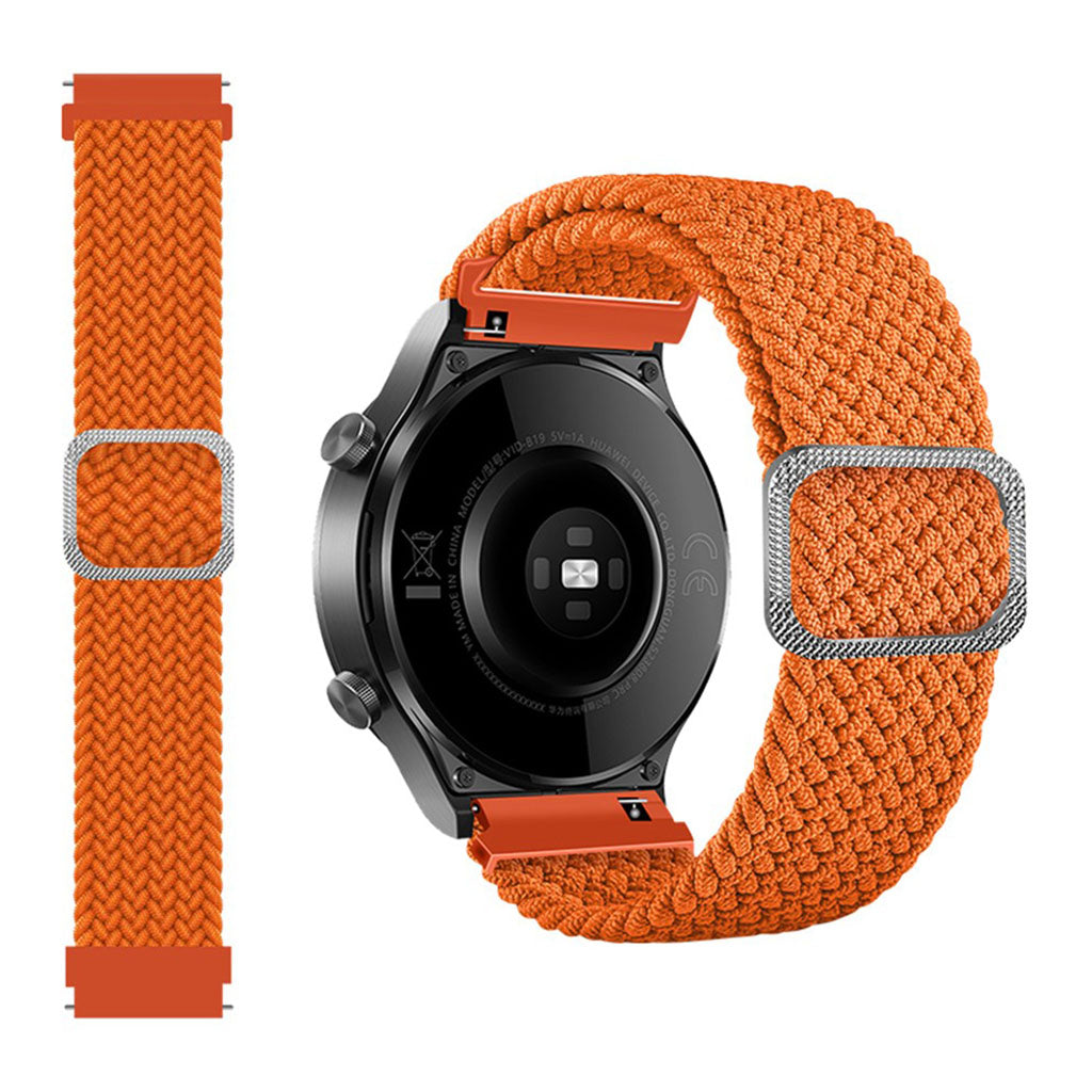 22m Universal braid pattern watch strap - Orange#serie_2