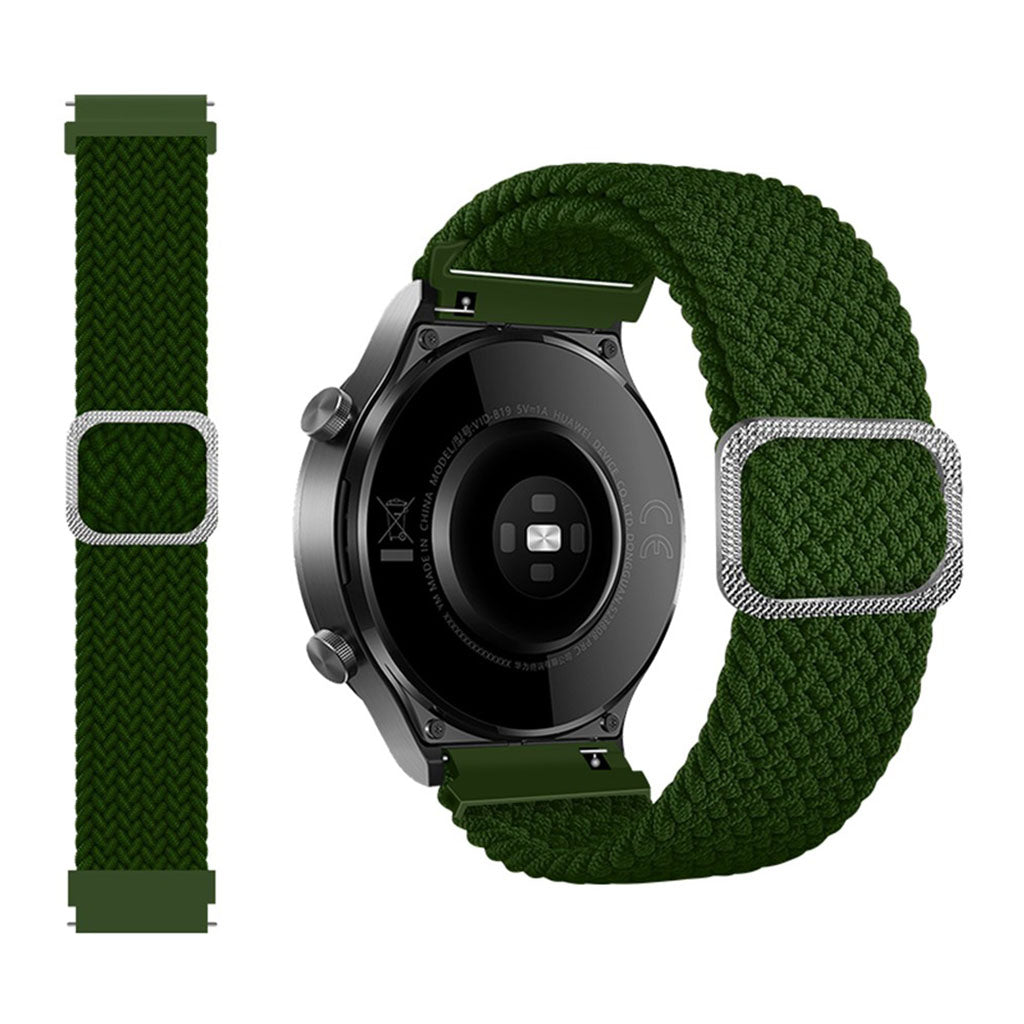 22m Universal braid pattern watch strap - Green#serie_4