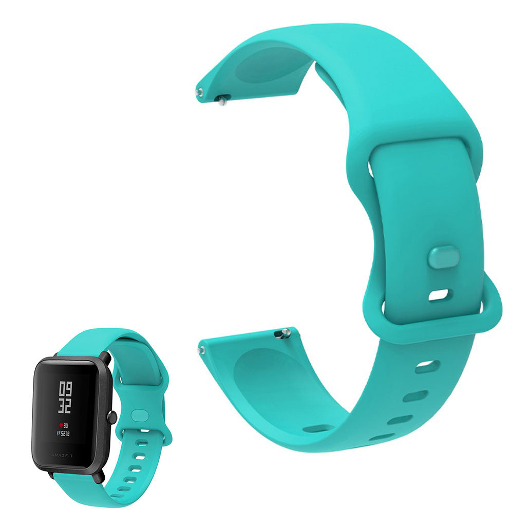 20mm Universal comfortable silicone watch strap - Green#serie_3