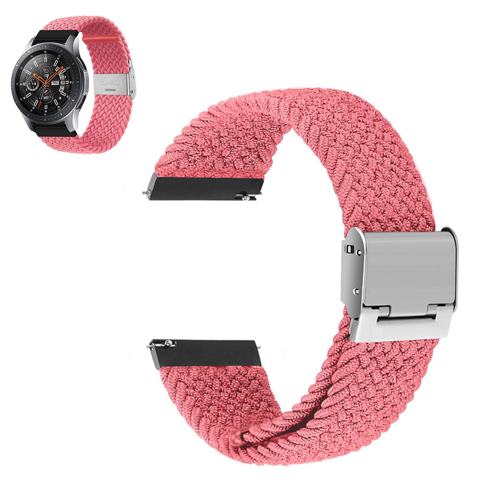 20mm Universal elastic nylon watch strap - Pink#serie_3