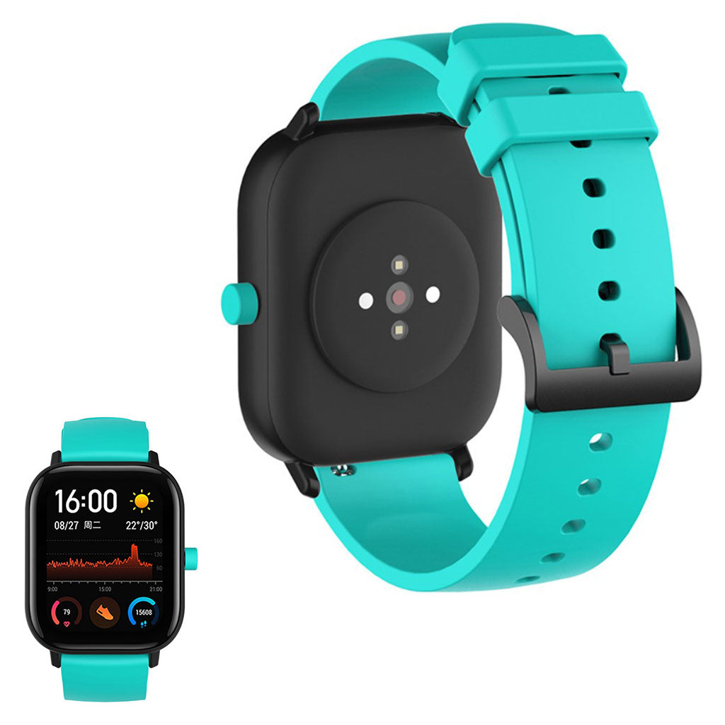 20mm Universal replacement silicone watch strap - Dark Green#serie_10