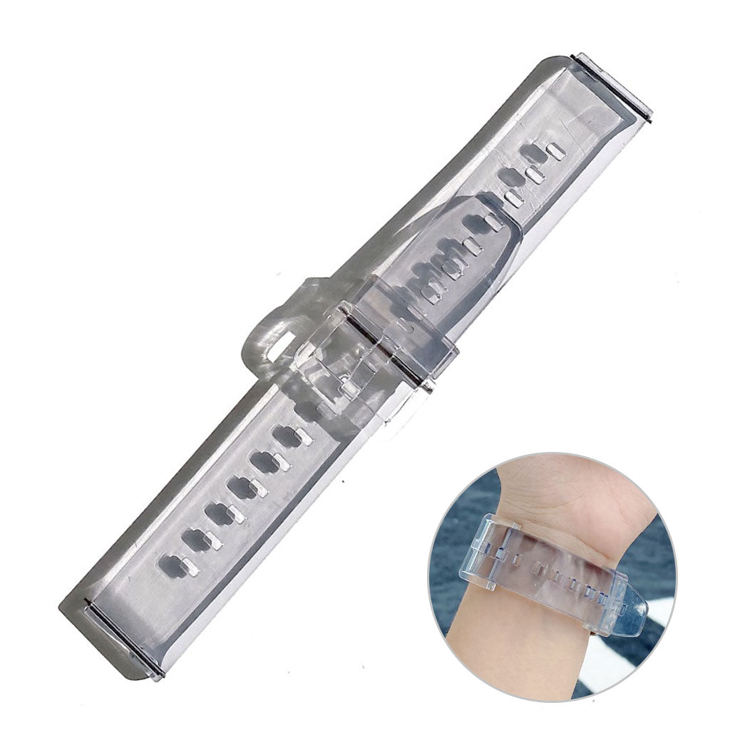 20mm Universal lovely transparent style watch strap - Grey#serie_3