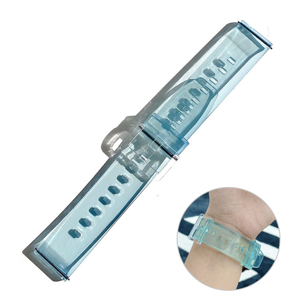 20mm Universal lovely transparent style watch strap - Green#serie_4