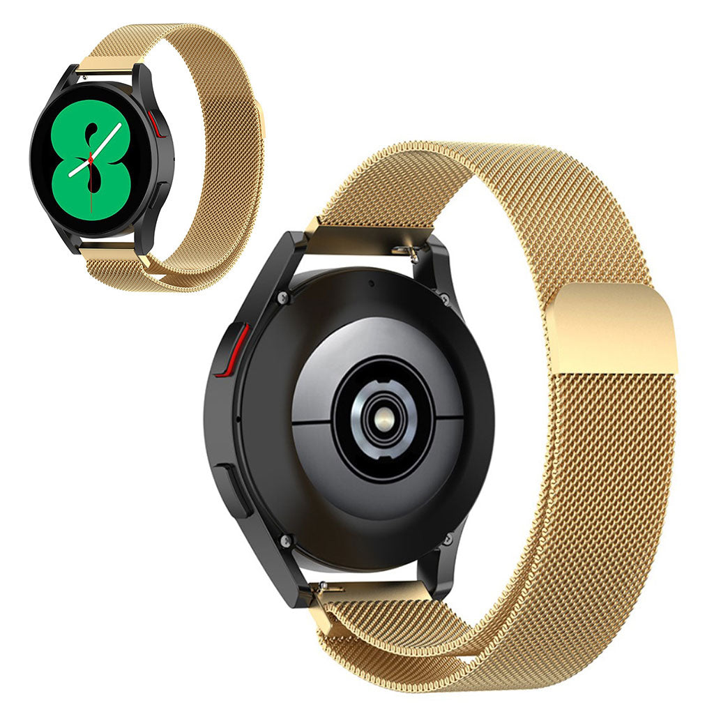 20mm Universal simple stainless steel watch strap - Gold#serie_2