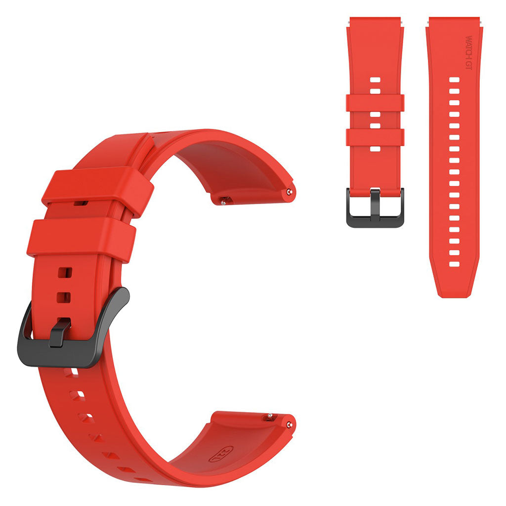 22mm Universal silicone watch strap - Red#serie_4