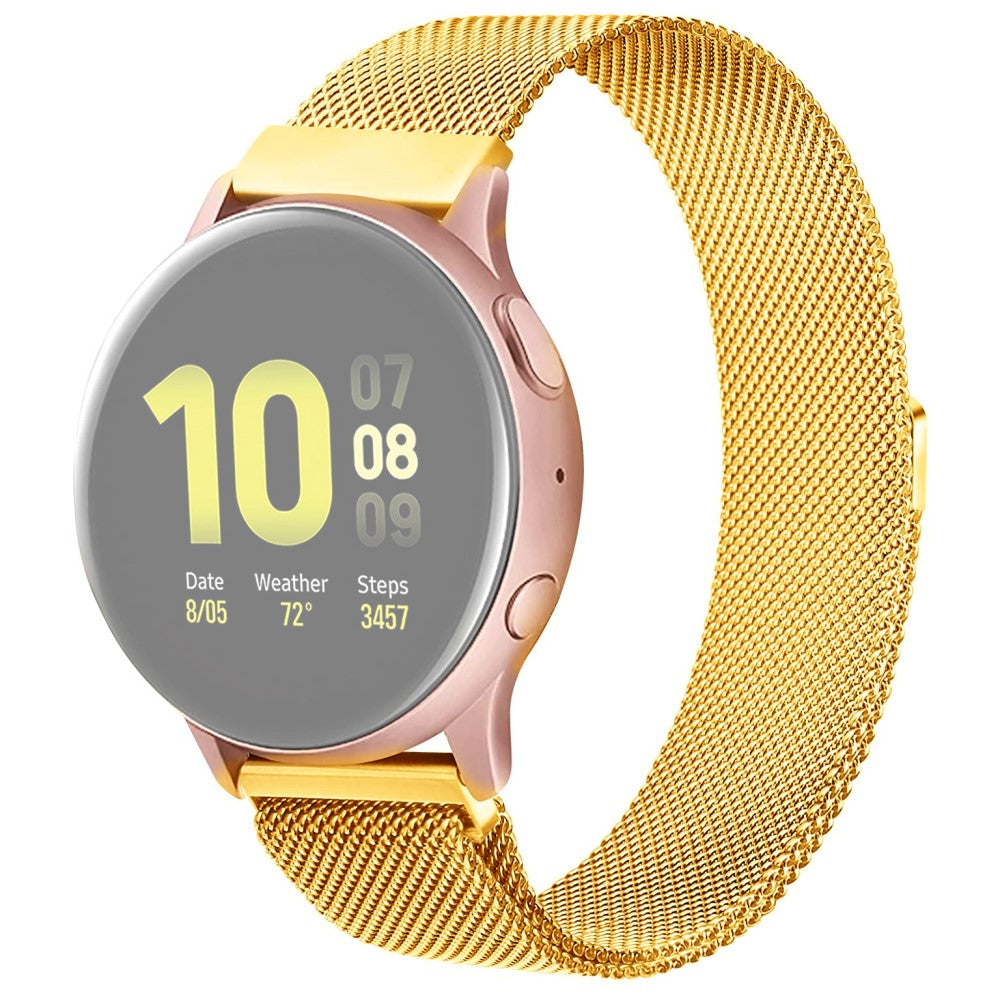 20mm Universal JLT milanese stainless steel watch strap - Gold#serie_4