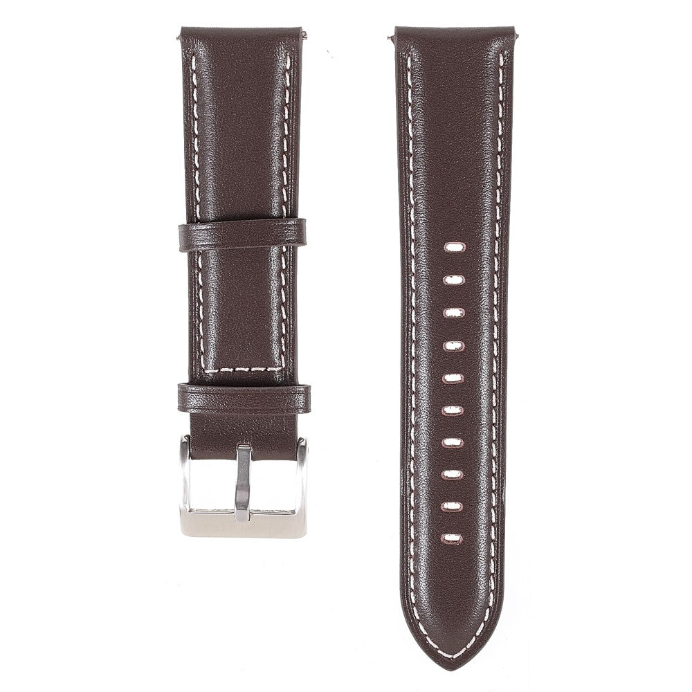 22m Universal quick release genuine leather watch strap - Coffee#serie_2