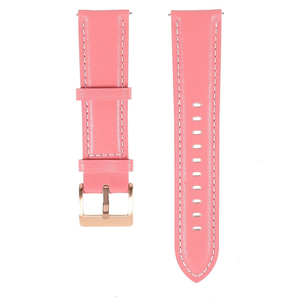 22m Universal quick release genuine leather watch strap - Pink#serie_7