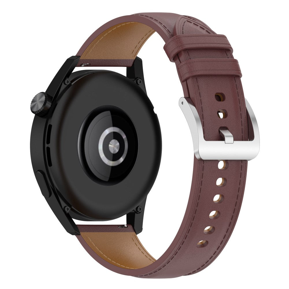 22mm Universal cool genuine leather watch strap - Dark Brown#serie_5