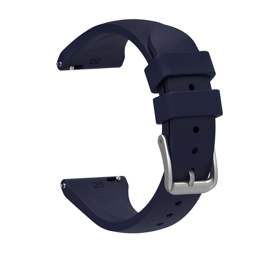 22mm Universal silicone watch strap - Navy Blue#serie_2