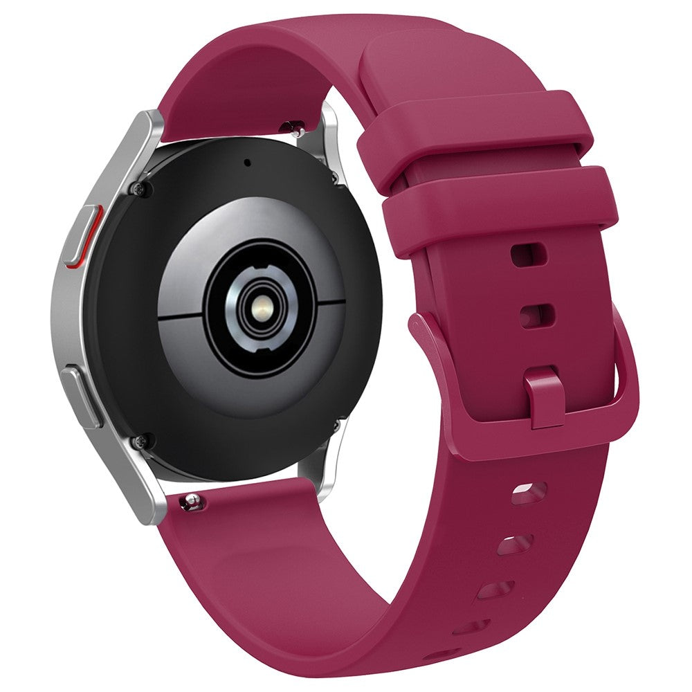 20mm Universal simple silicone watch strap - Dark Purple#serie_10