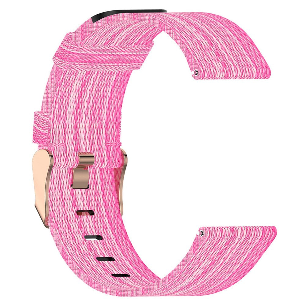 19mm nylon watch strap for Haylou / Noise / Willful watch - Pink#serie_4