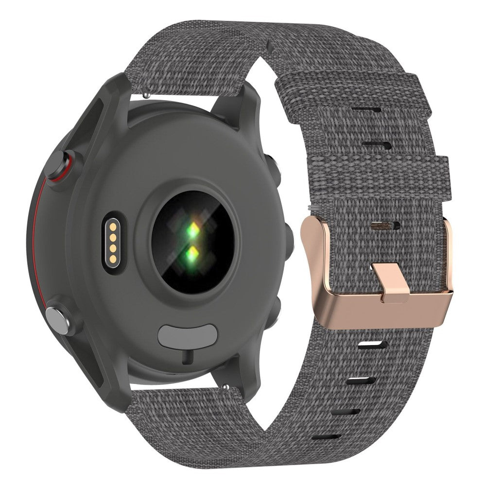 22mm Universal nylon watch strap - Dark Grey#serie_1