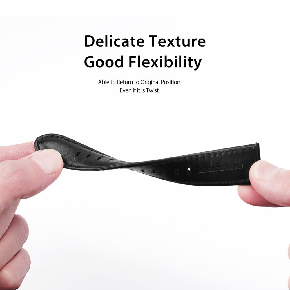 Super cool Universal Kunstlæder Urrem - Sort#serie_3