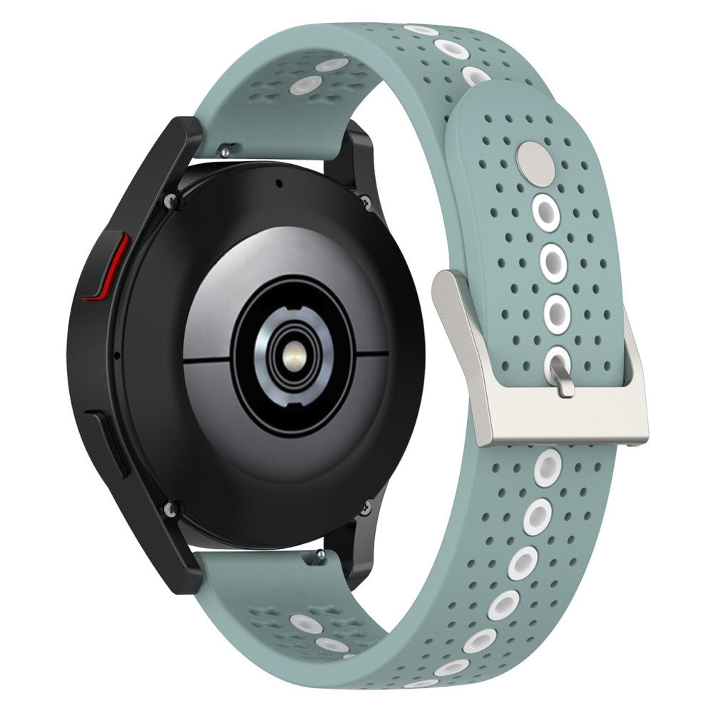 20mm Universal dual color watch strap - Light Green / White#serie_10