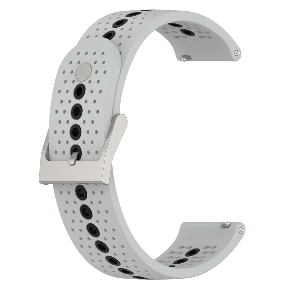 Meget hårdfør Universal Silikone Urrem - Sølv#serie_8