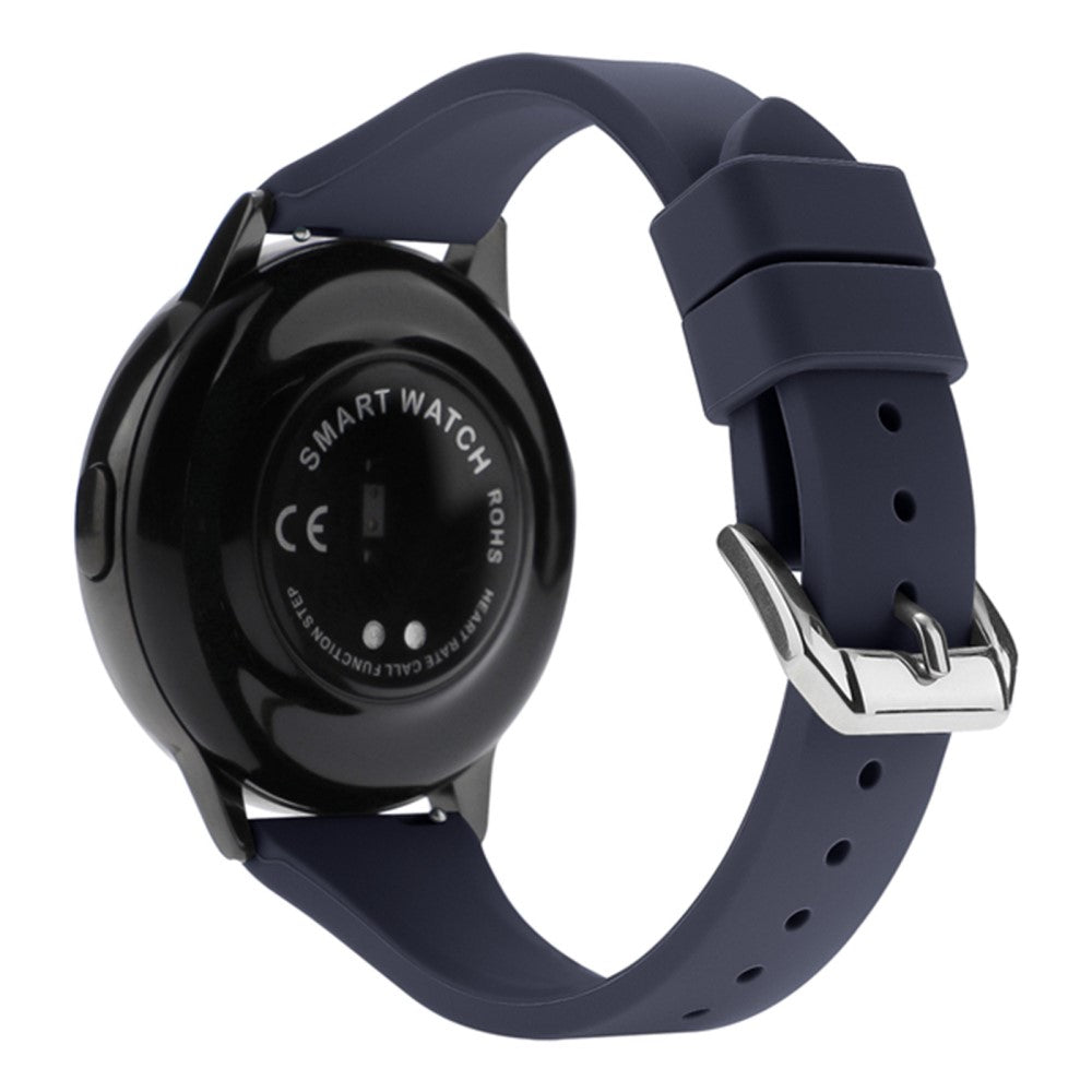 20mm Universal silicone watch strap - Midnight Blue#serie_6