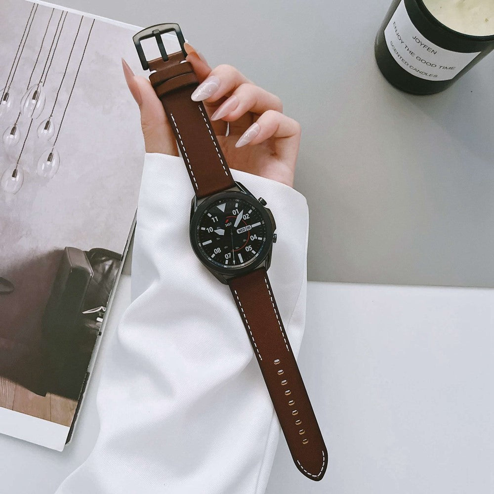 Helt vildt rart Universal Ægte læder Urrem - Brun#serie_3