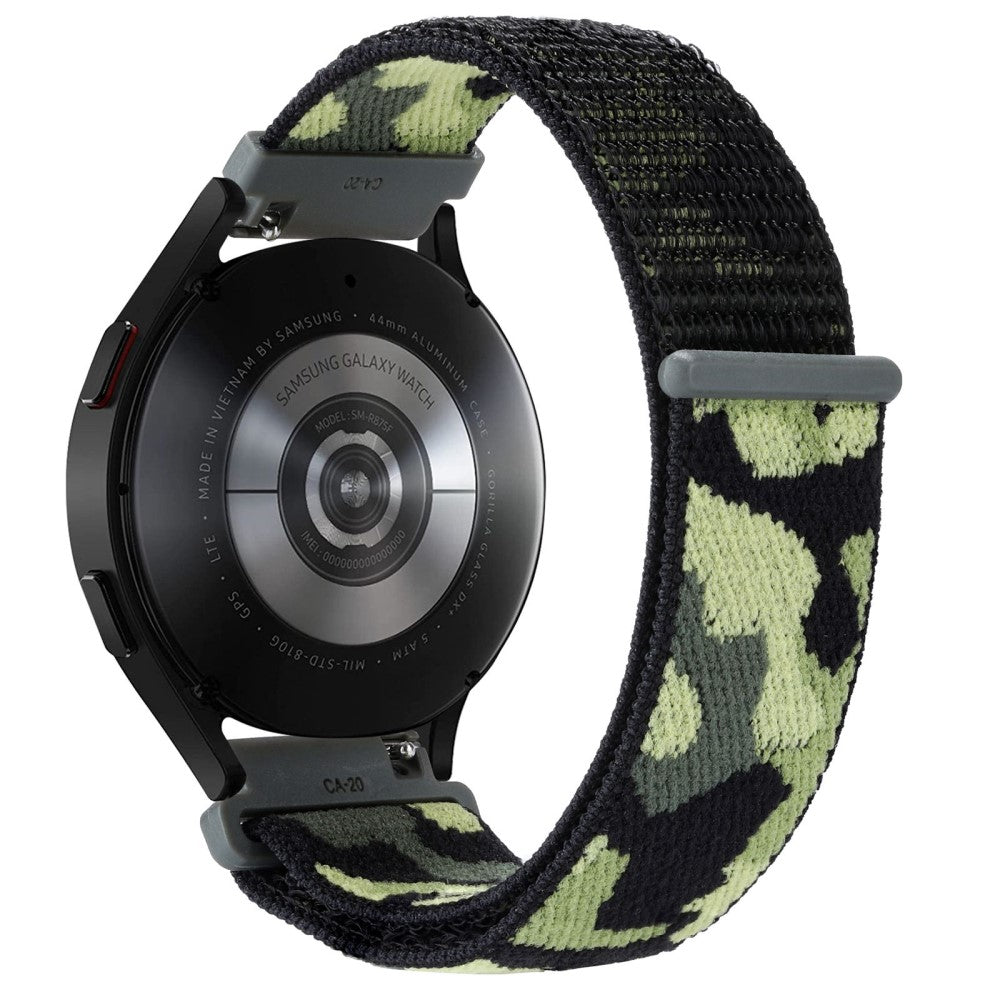 22mm Universal camouflage style nylonw watch strap - Army Green#serie_5
