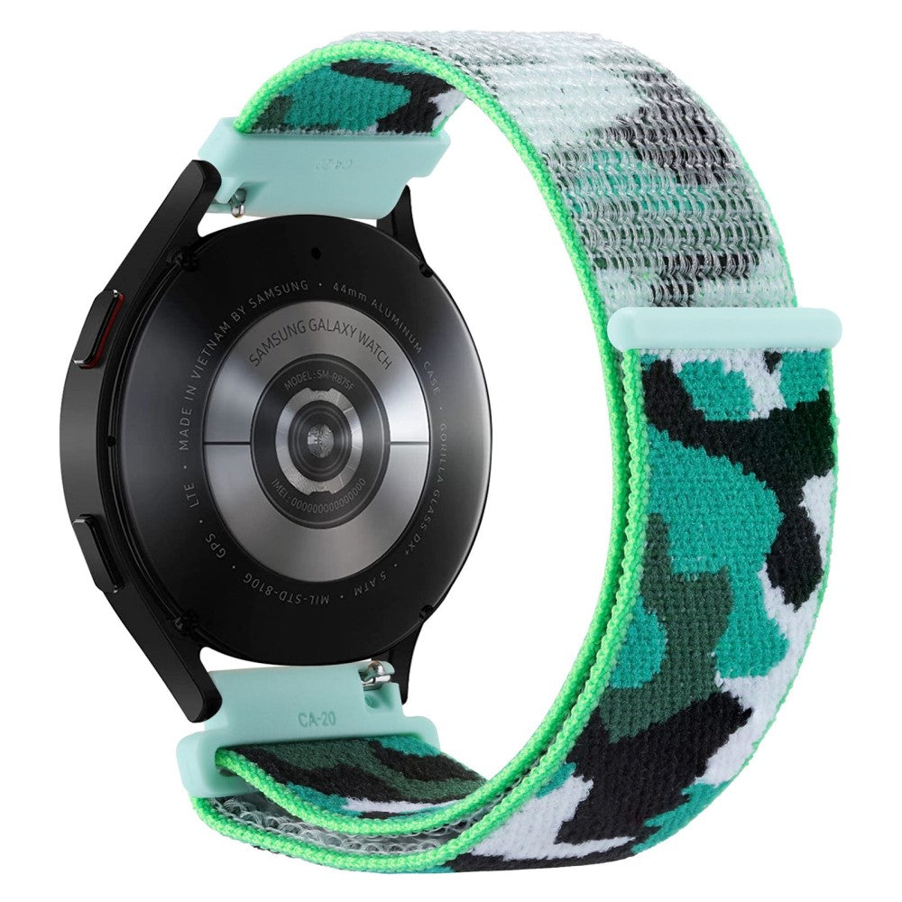22mm Universal camouflage style nylonw watch strap - Dark Green#serie_9