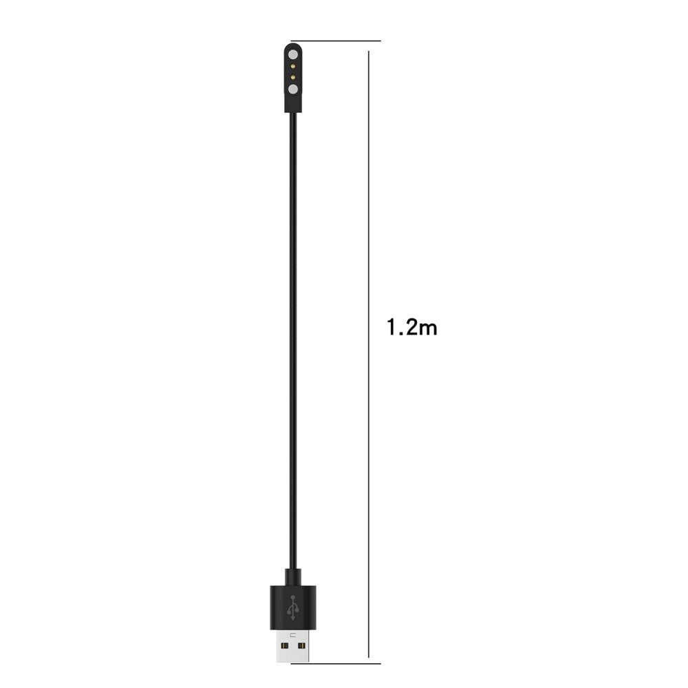 1.2m Universal Smartwatch Magnetisk USB Opladningskabel - Hvid#serie_2