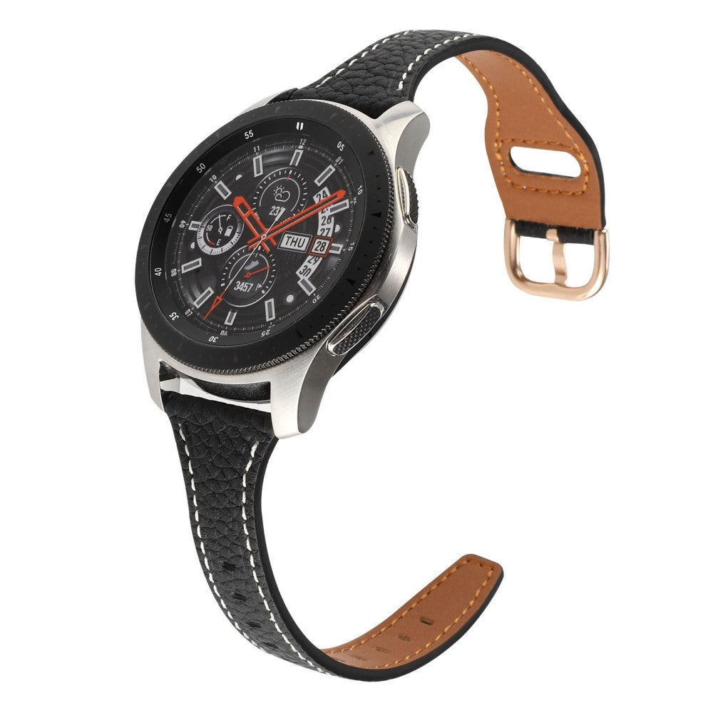 Rigtigt smuk Universal Ægte læder Rem - Sort#serie_2