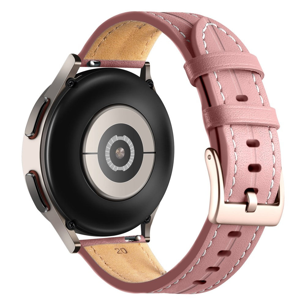 22mm Universal genuine leather watch strap - Deep Pink#serie_6