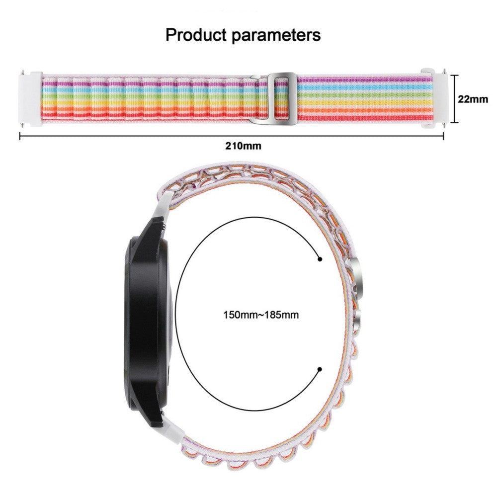 Meget komfortabel Universal Nylon Rem - Hvid#serie_2