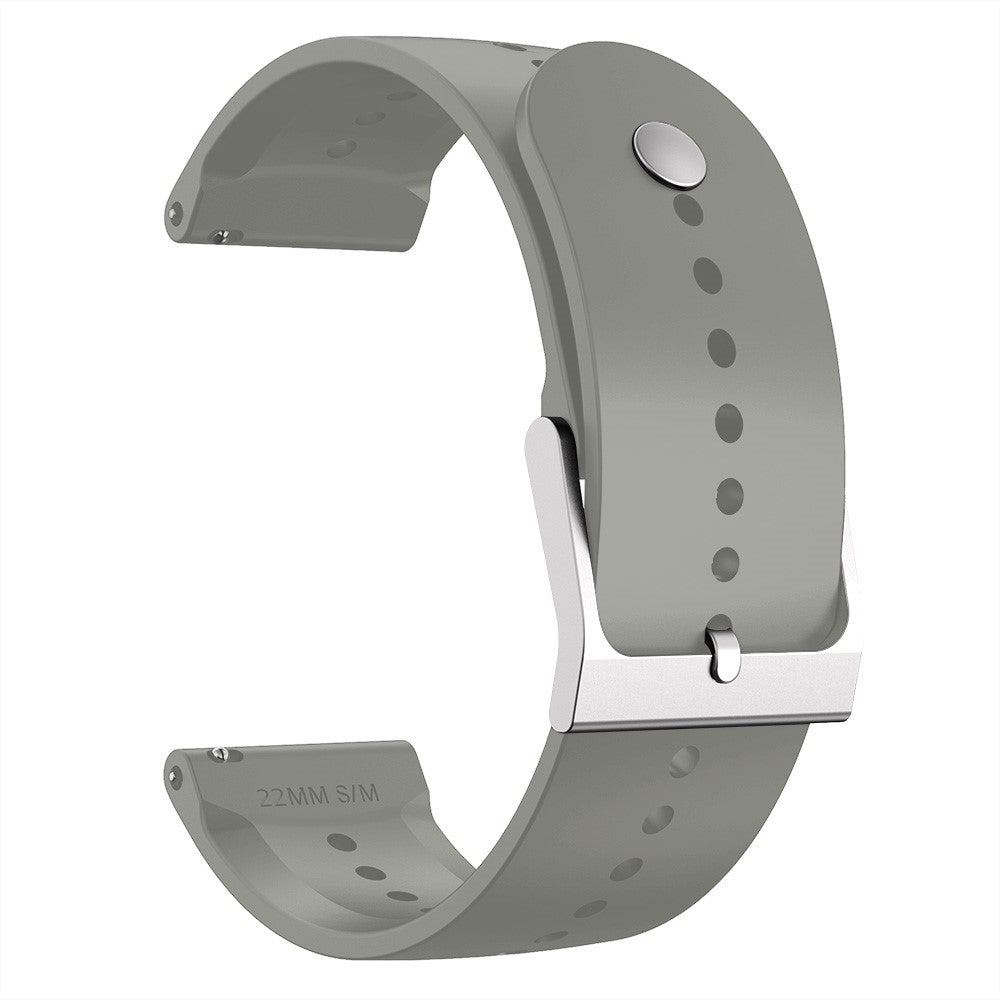 22mm Universal silicone watch strap - Light Grey#serie_3